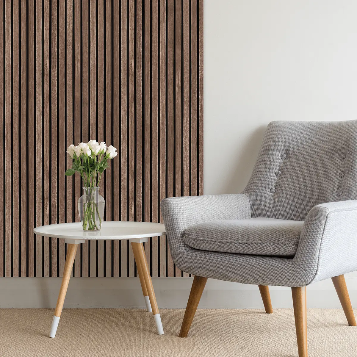 AkuPanel Gerookt Eiken-Hout | 300cmx60cm | 3-zijdig écht houtfineer - Image 8