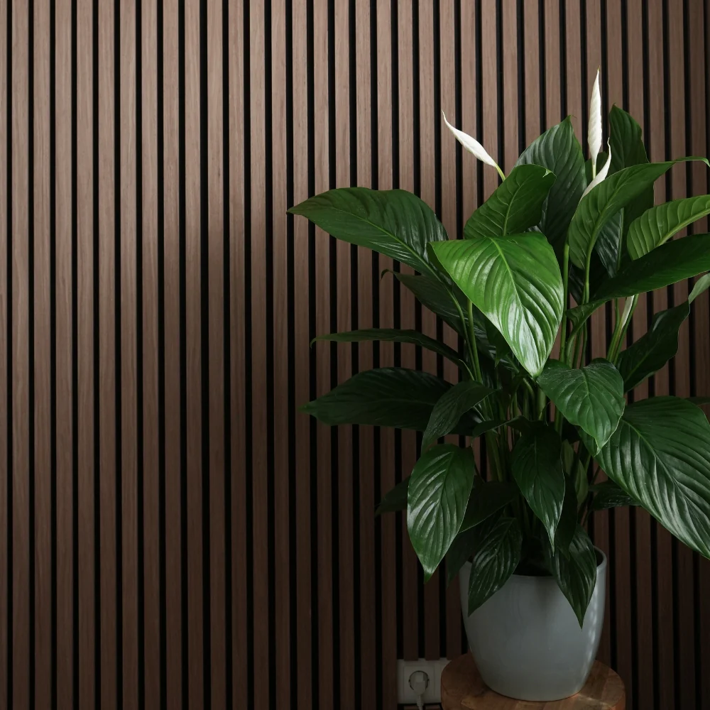 AkuPanel Mokka-Hout | 240cm x 60cm | 3-zijdig écht houtfineer - Image 3