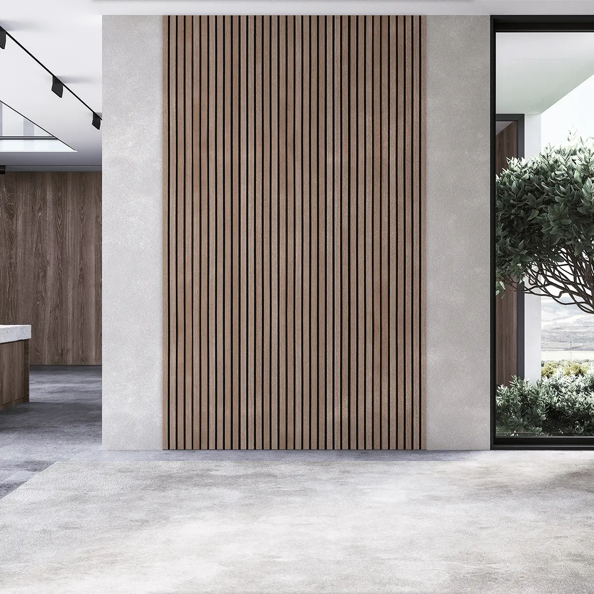 AkuPanel Mokka-Hout | 300cmx60cm | 3-zijdig écht houtfineer - Image 8