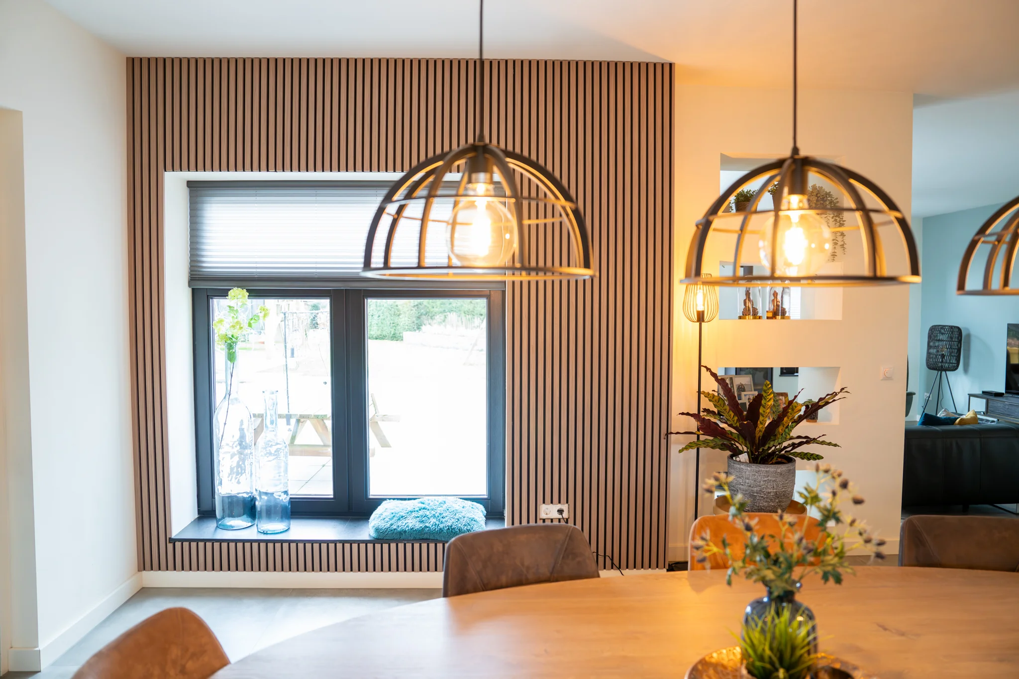 AkuPanel Mokka-Hout | 240cm x 60cm | 3-zijdig écht houtfineer - Image 5