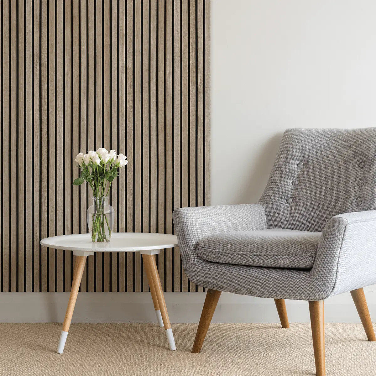 AkuPanel Naturel Eiken-Hout | 240cm x 60cm | 3-zijdig écht houtfineer - Image 8