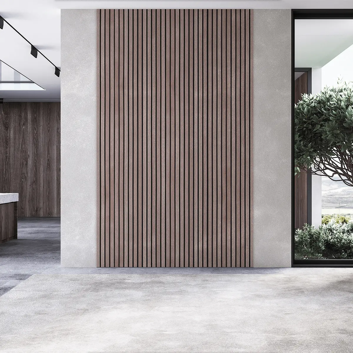 AkuPanel Rustiek Walnoot-Hout | 240cm x 60cm | 3-zijdig écht houtfineer - Image 4