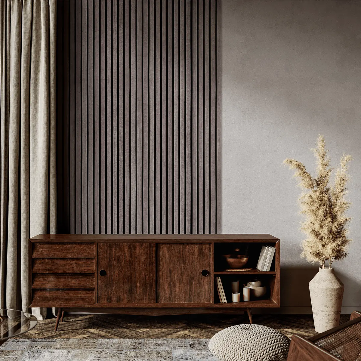 AkuPanel Walnoot Hout | 300cm x 60cm | 1-zijdig écht houtfineer - Image 10