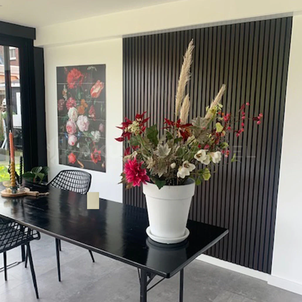 AkuPanel Zwart Eiken-Hout | 300cmx60cm | 3-zijdig écht houtfineer - Image 8