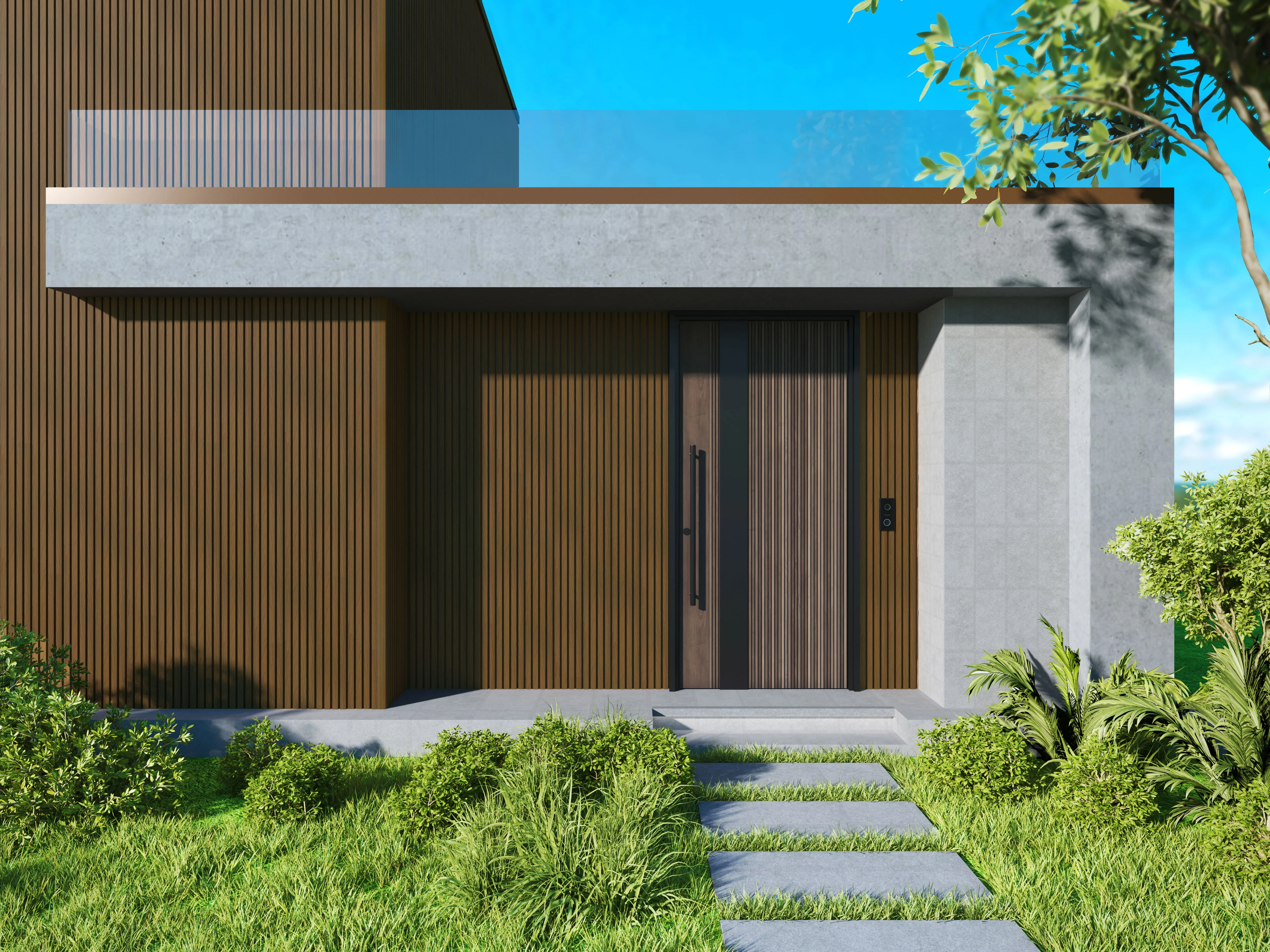 Buitenpanel Eiken 290CM | Gevel | Tuin | 3D Houtnerf - Image 5