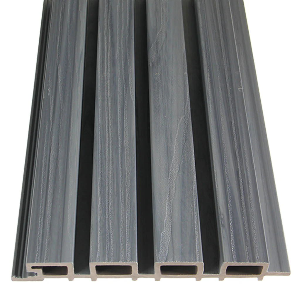 Buitenpanel Steengrijs 290CM | Gevel | Tuin | 3D Houtnerf - Image 3