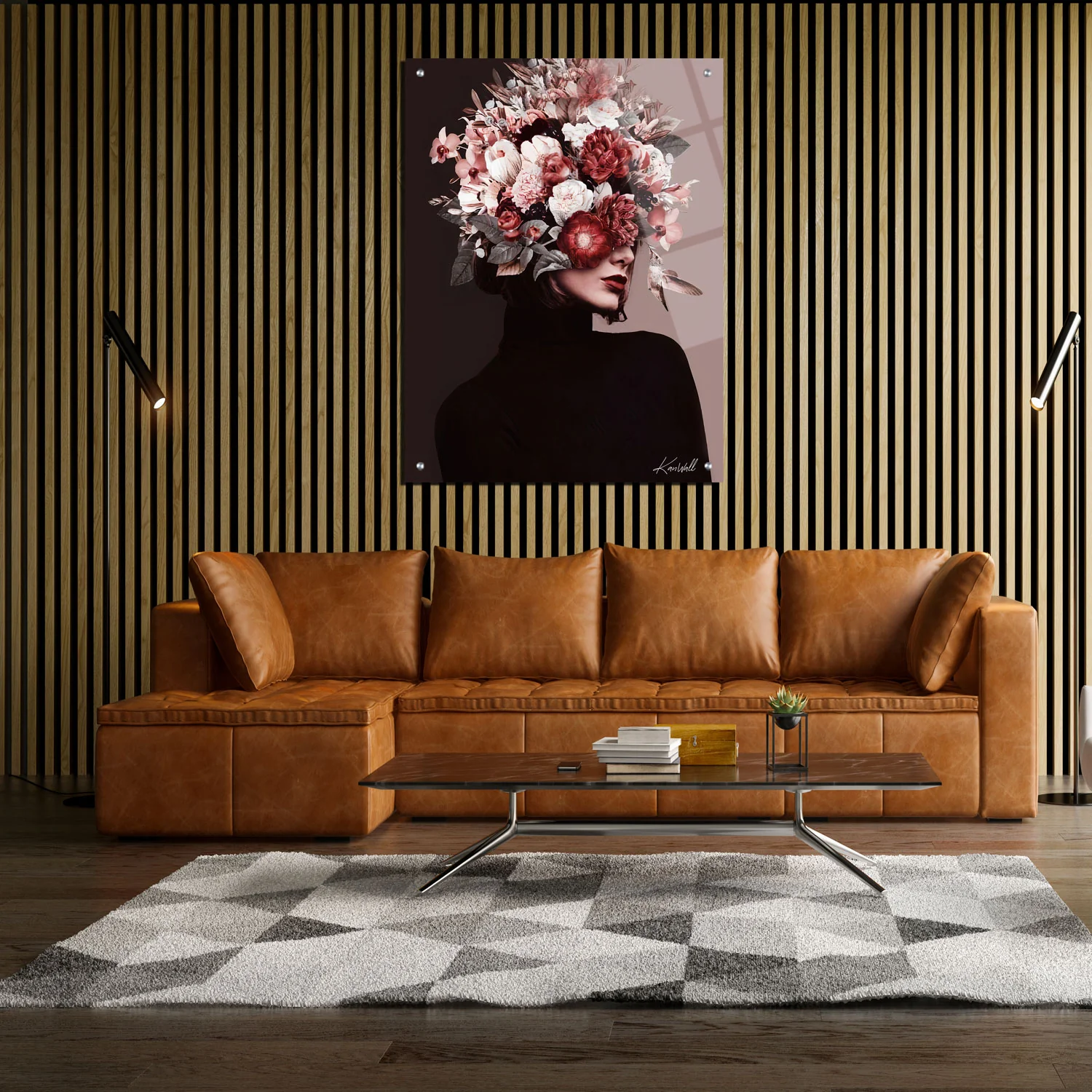 Canvas | Plexiglas Schilderij - Flower Head - Image 3