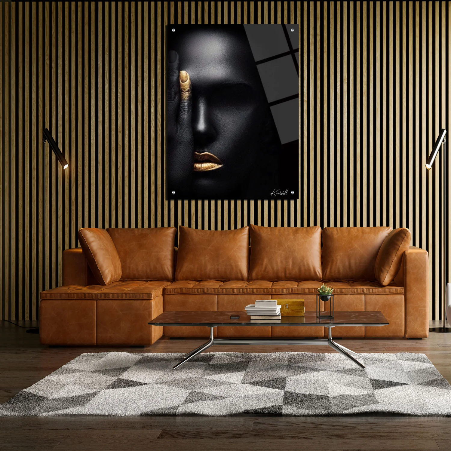 Canvas | Plexiglas Schilderij - Golden Beauty - Image 3