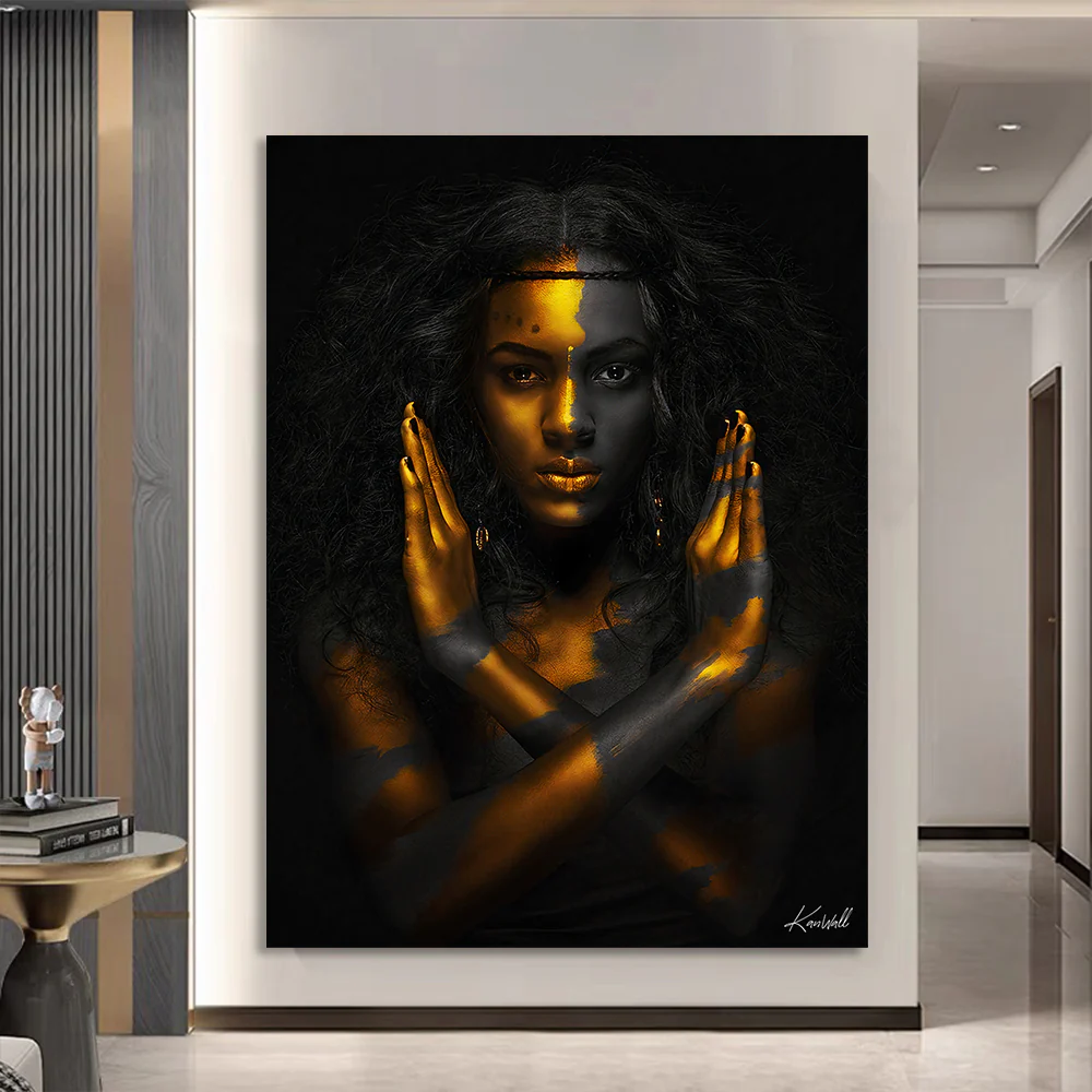 Canvas | Plexiglas Schilderij - Golden Star