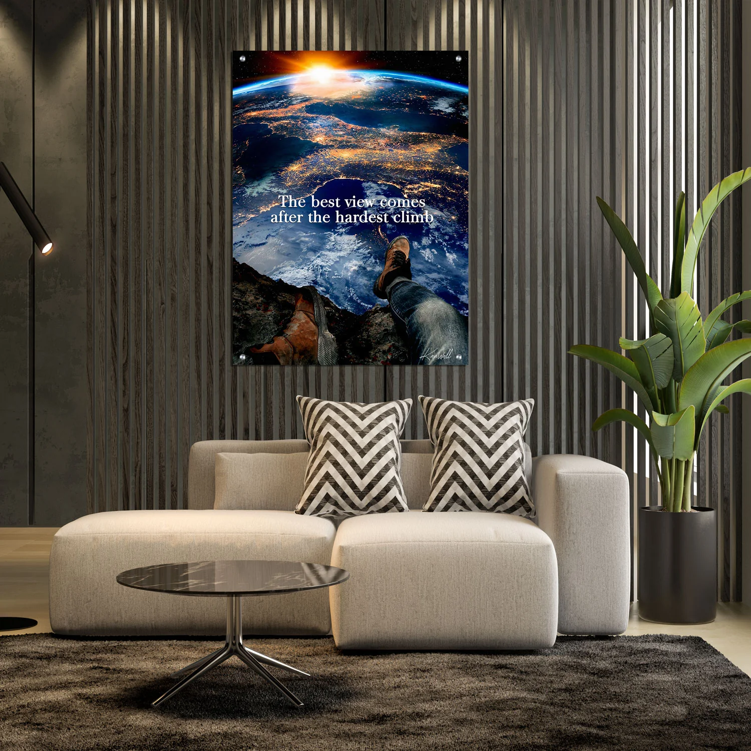 Canvas | Plexiglas Schilderij - Hardest Climb - Image 2