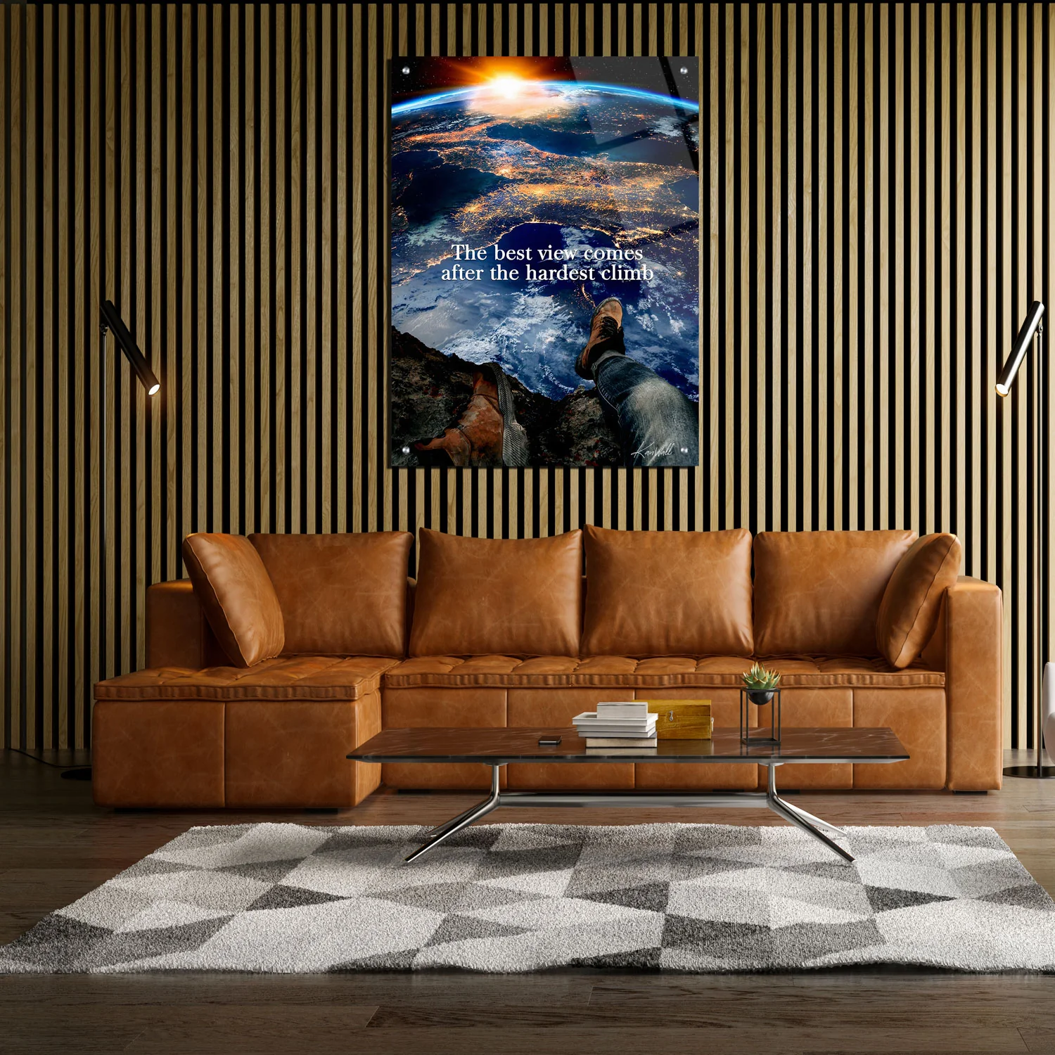 Canvas | Plexiglas Schilderij - Hardest Climb - Image 3