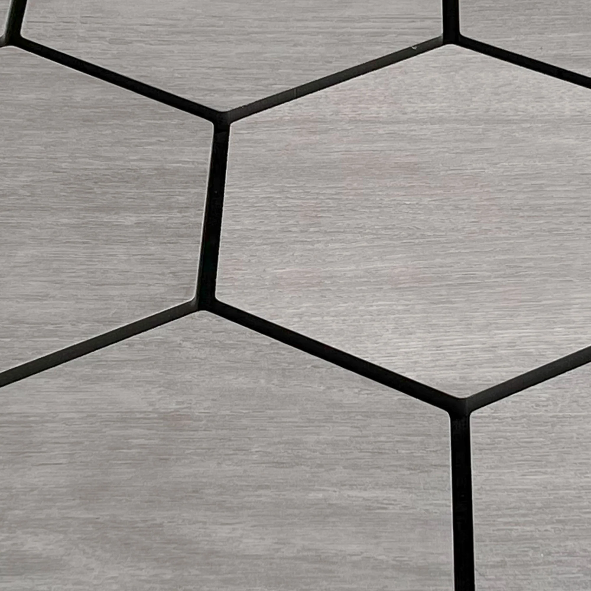 Hexagon Panel Grijs Walnoot 81CM | Akoestisch | Wanddecor | Zeshoekig - Image 3