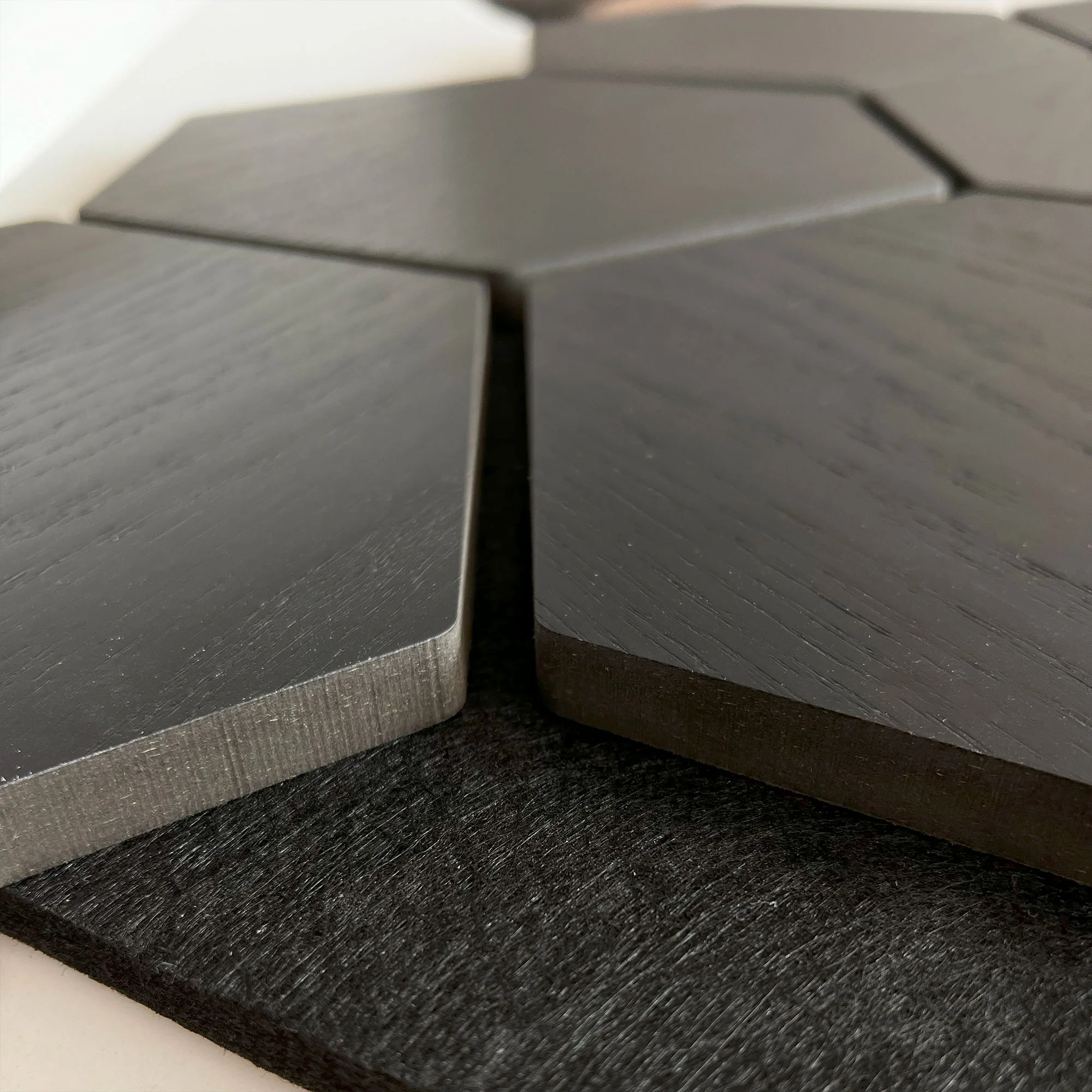 Hexagon Panel Zwart 81CM | Akoestisch | Wanddecor | Zeshoekig - Image 4