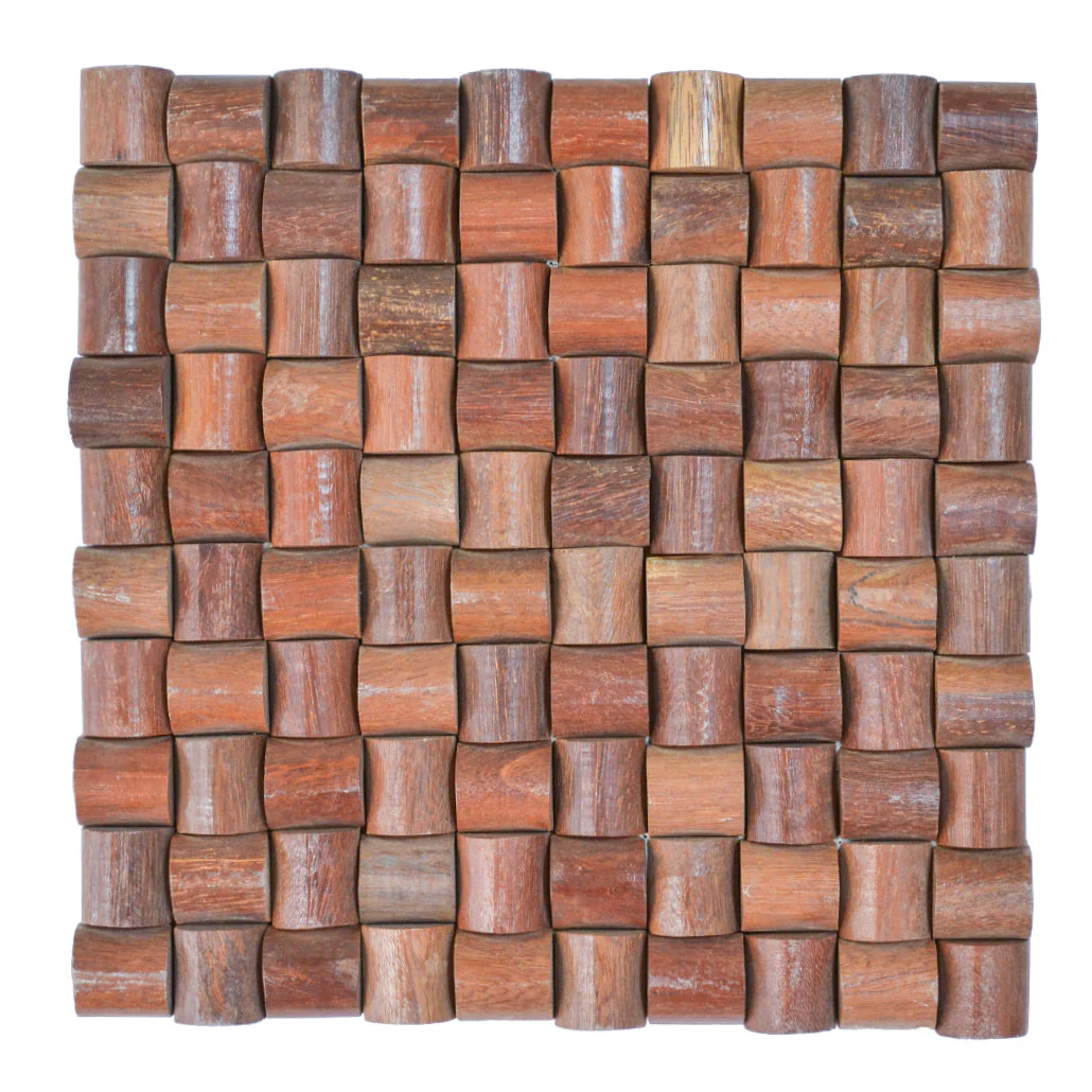 Houten Mozaïekpaneel | Arisauro | 30×30 cm | Hout | Tegel - Image 2