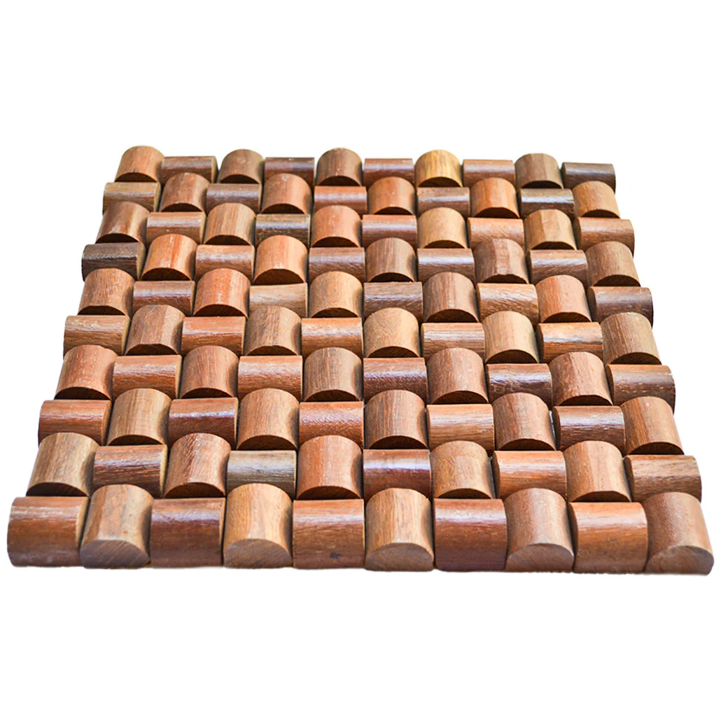 Houten Mozaïekpaneel | Arisauro | 30×30 cm | Hout | Tegel - Image 4