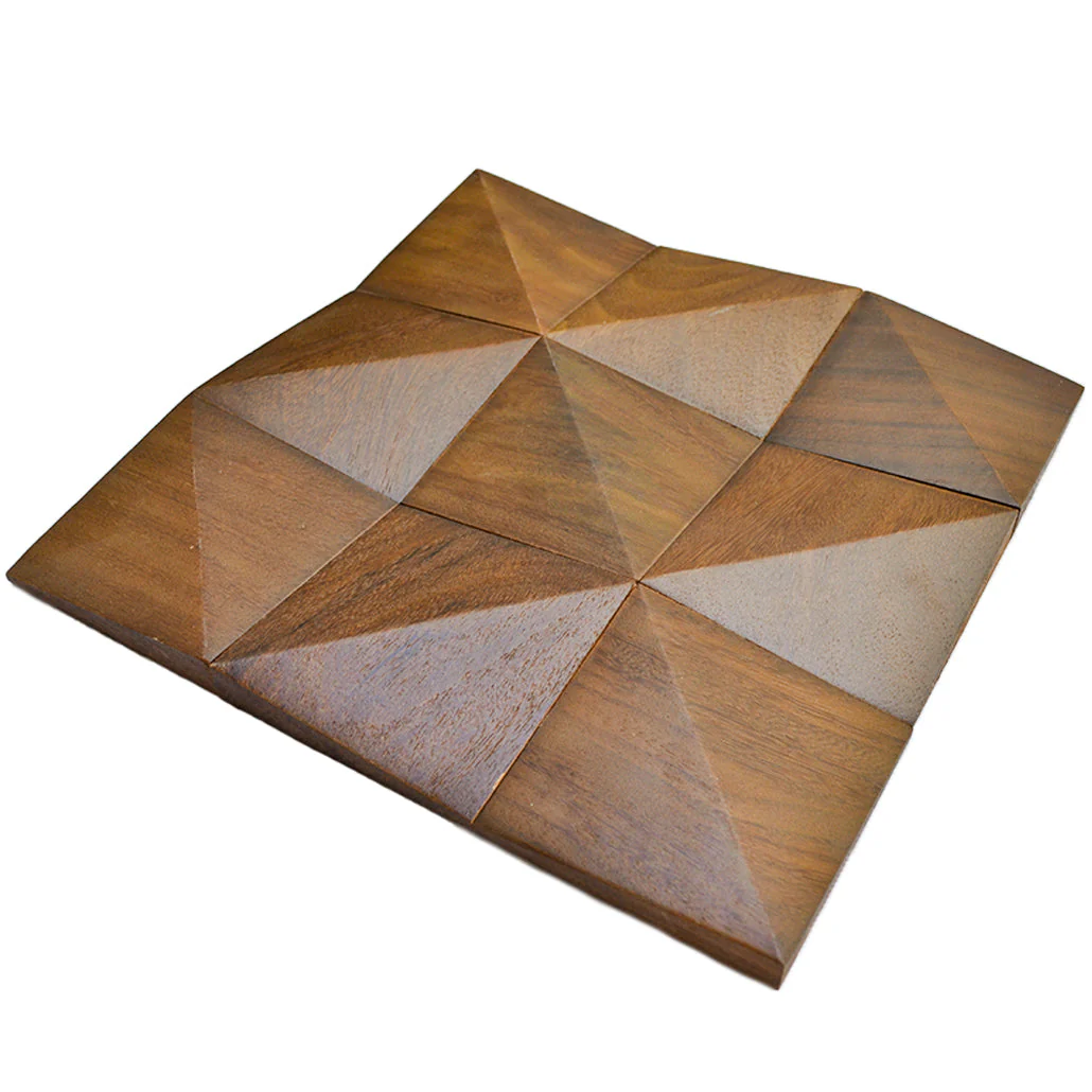 Houten Mozaïekpaneel | Cumaru Deep | 30×30 cm | Hout | Tegel - Image 3