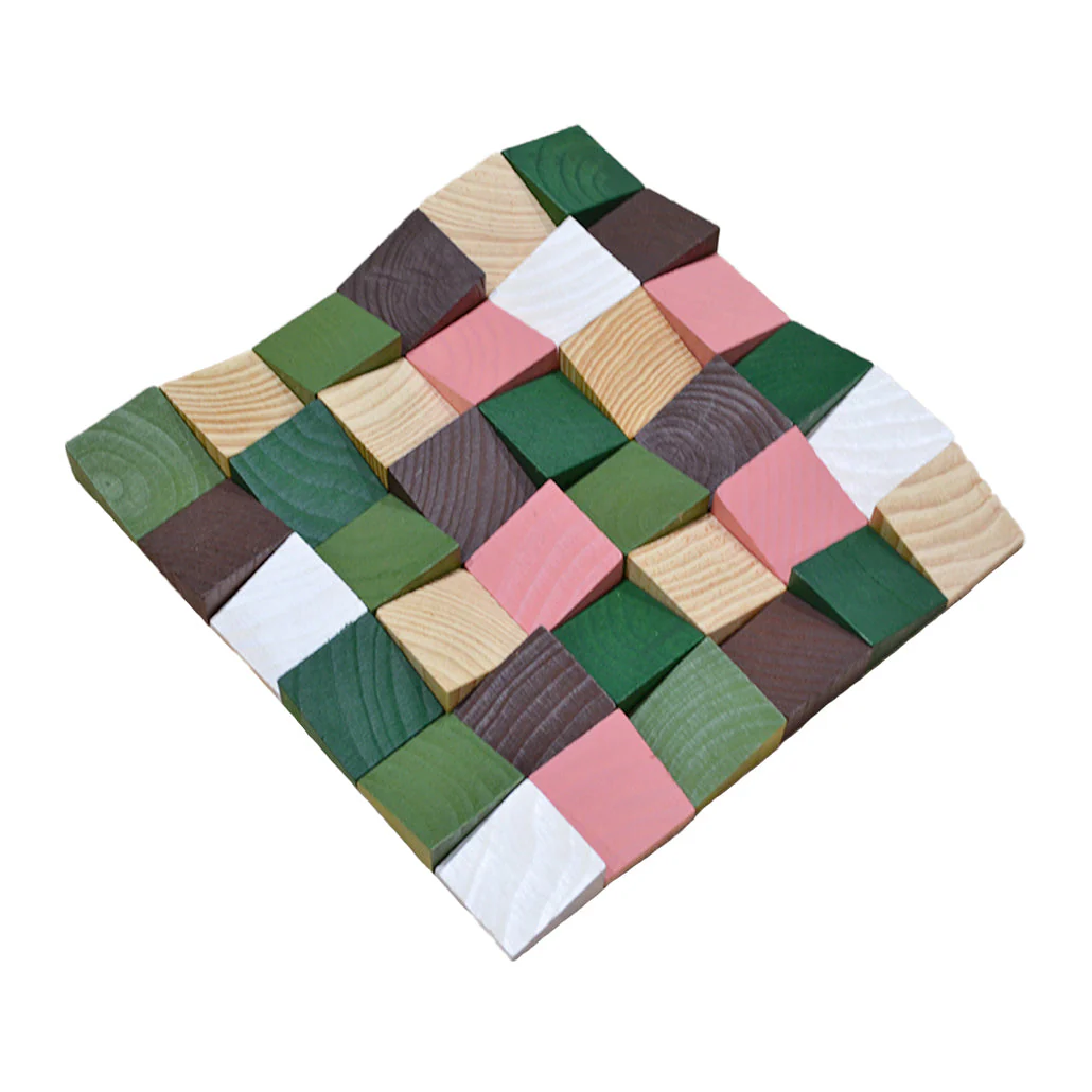 Houten Mozaïekpaneel | Rich Pine | 30×30 cm | Hout | Tegel - Image 5