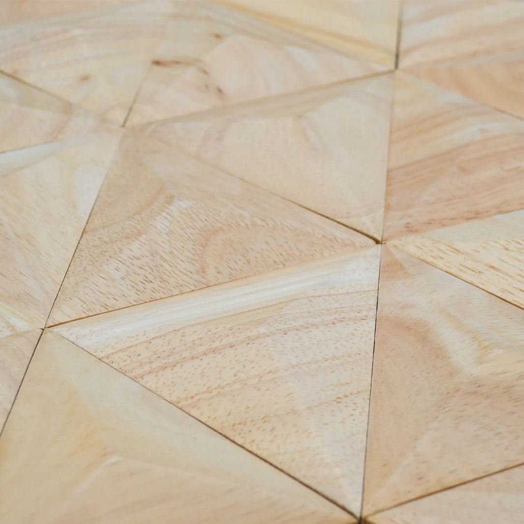 Houten Mozaïekpaneel | Rubberwood XL | 30×35 cm | Hout | Tegel - Image 4
