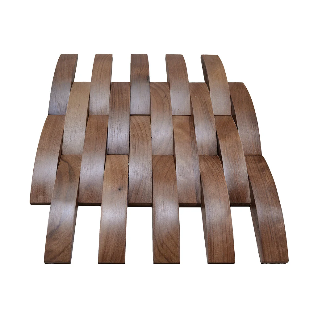 Houten Mozaïekpaneel | Walnoot Deep Dusk | 30×30 cm | Hout | Tegel - Image 3