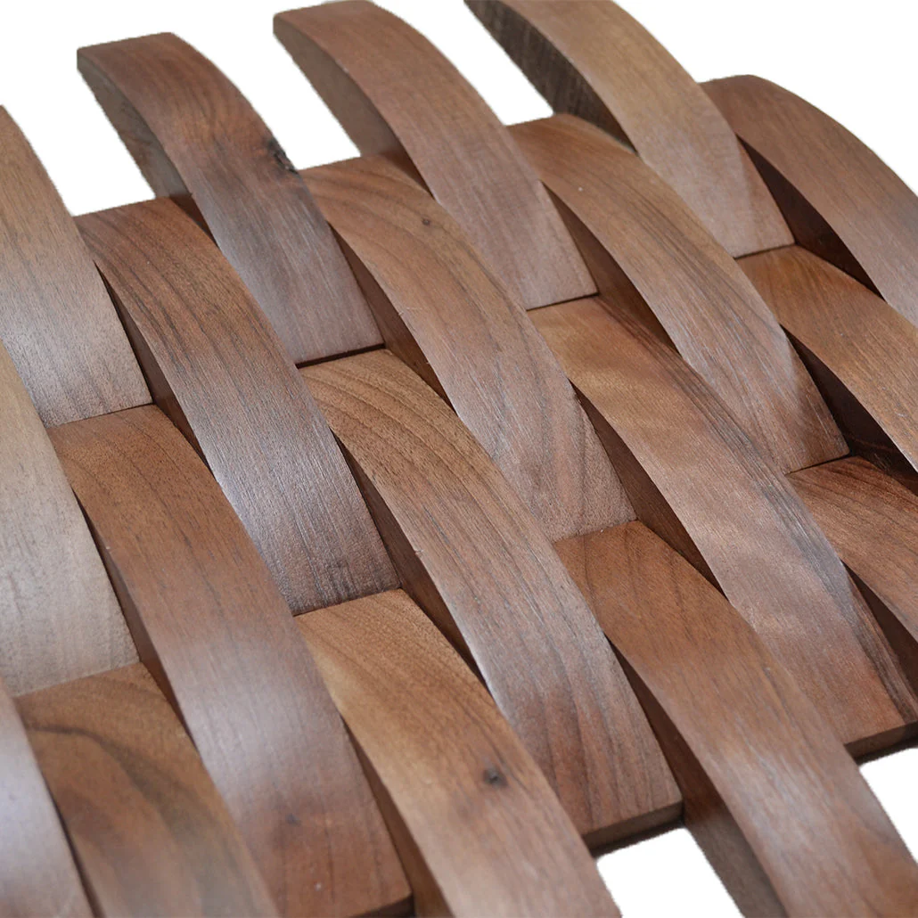 Houten Mozaïekpaneel | Walnoot Deep Dusk | 30×30 cm | Hout | Tegel - Image 4