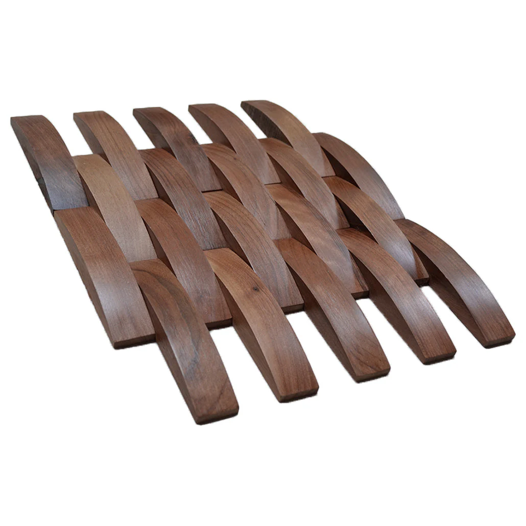 Houten Mozaïekpaneel | Walnoot Deep Dusk | 30×30 cm | Hout | Tegel - Image 5