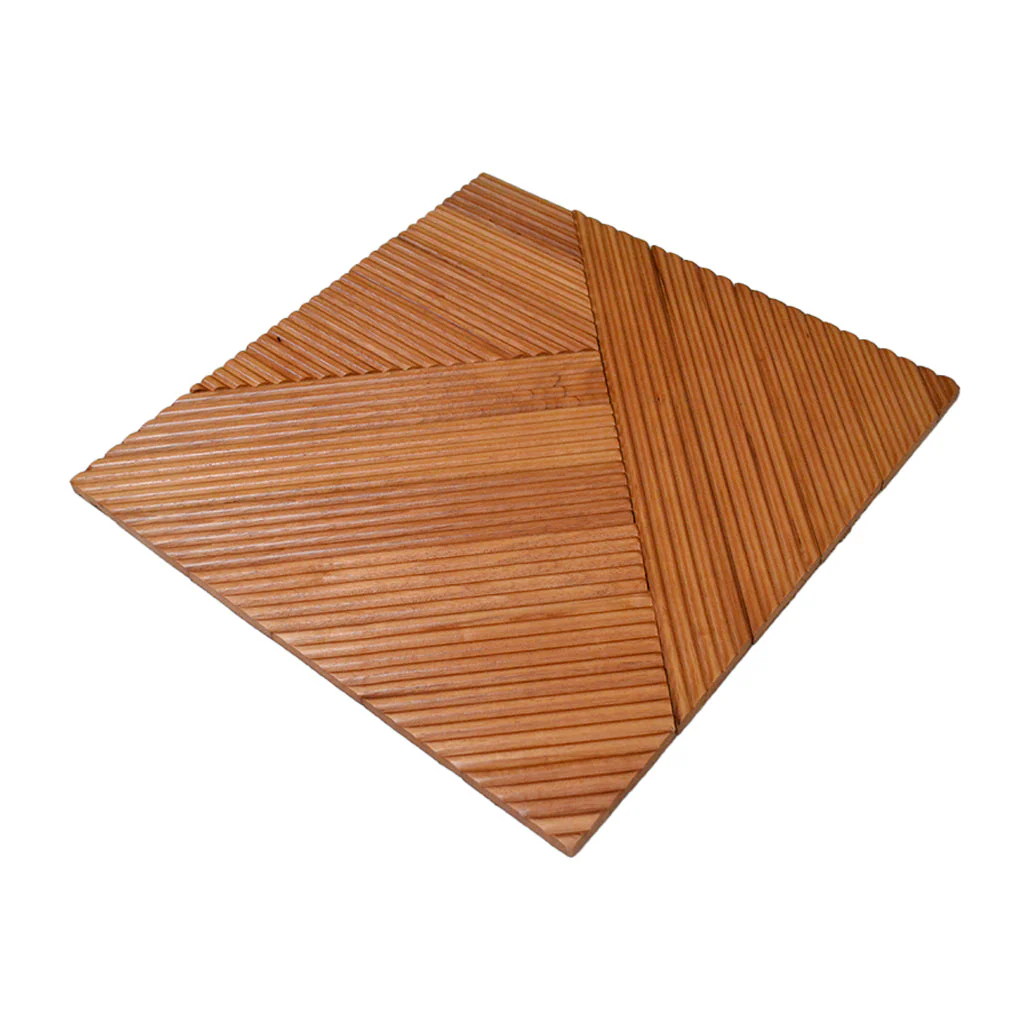 Houten Mozaïekpaneel | Xilan XL | 40×40 cm | Hout | Tegel - Image 3