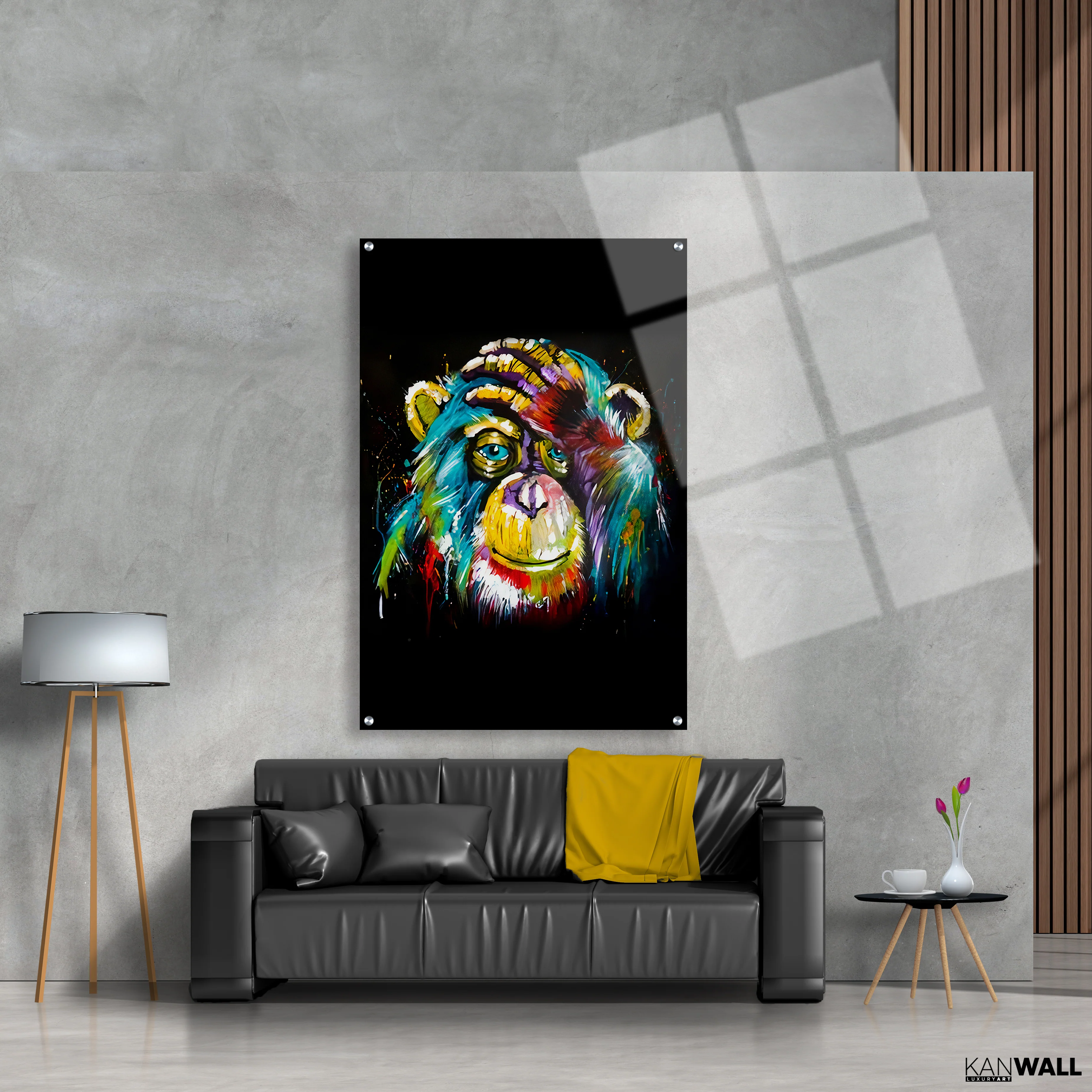 Canvas | Plexiglas Schilderij - Monkey - Image 4