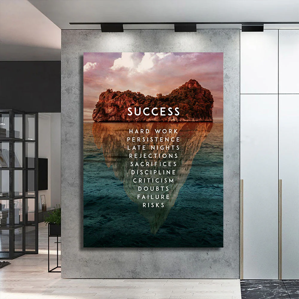 Canvas | Plexiglas Schilderij - Succes
